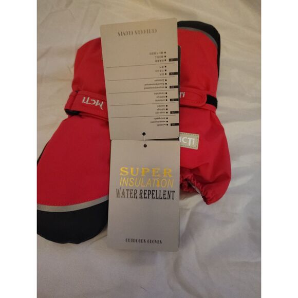 NWT MCTi Kids Mittens Removable Sherpa Lining Size XXS Ski Snowboard Sled - Picture 4 of 7